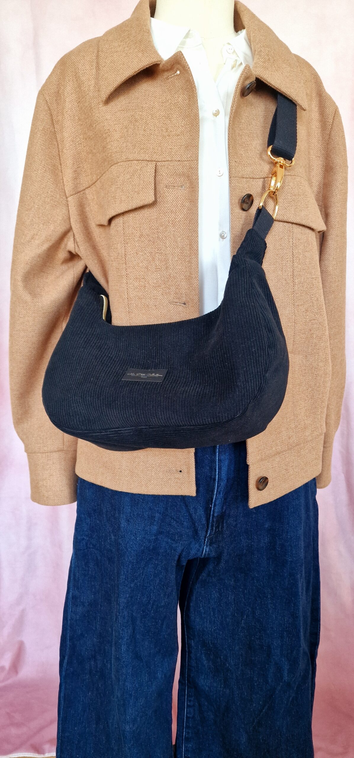 Mezza velours noir look