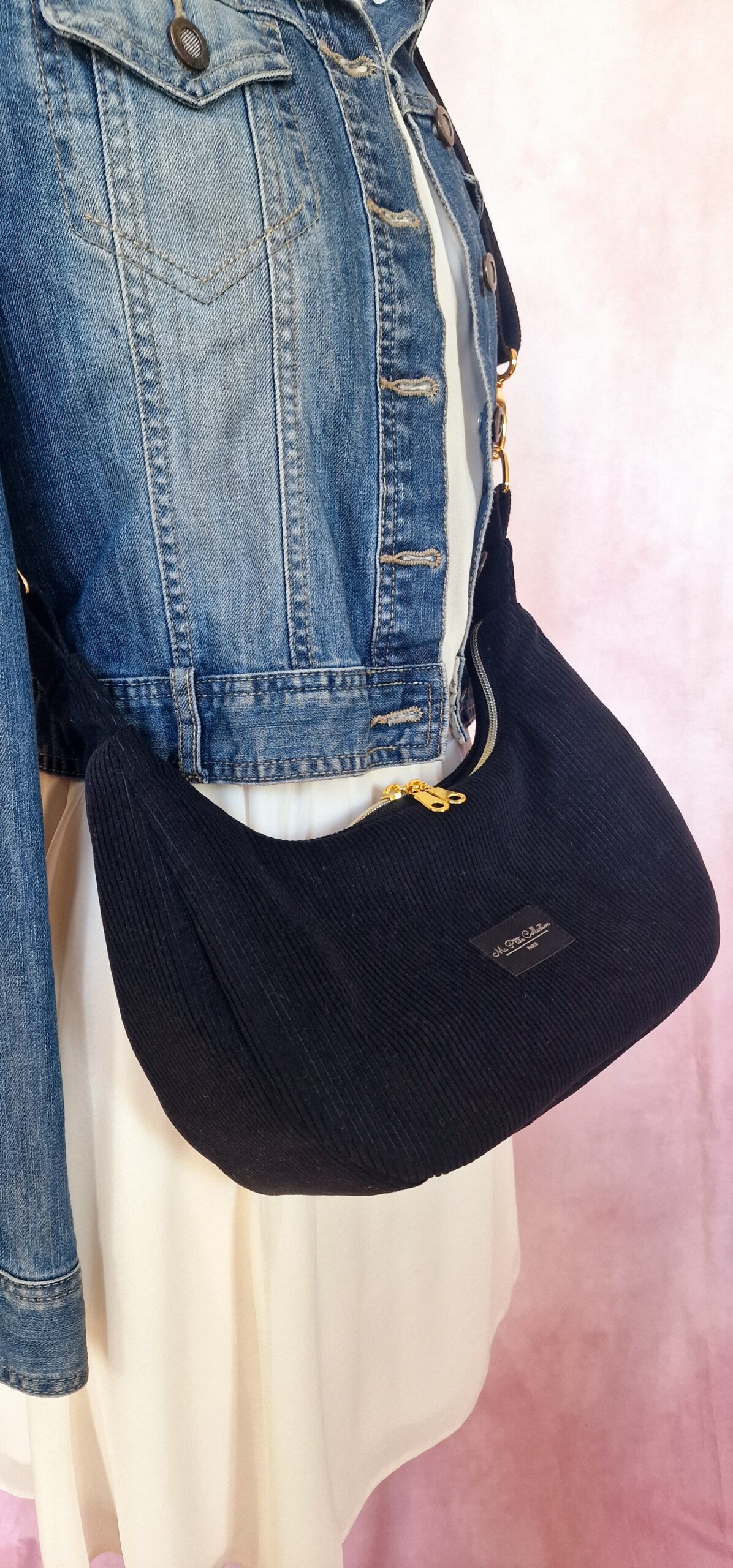 Mezza velours noir coté