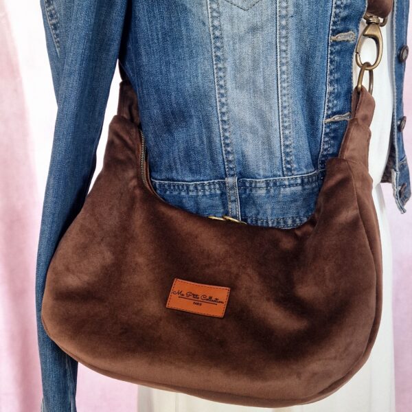 Mezza Luna Velours brunei chocolat